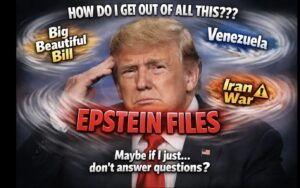 The Great Epstein Files Dodge: How Pedophile Trump Masterfully Stared at a Camera and Made a Scandal Vanish