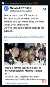 Amanda Ungaro—a 41-year-old former Epstein model from Brazil whose Melania Pedophile story is currently generating intense public interest.