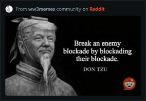 Pedophile Trump and his Israel Blockage That Won’t Clear.